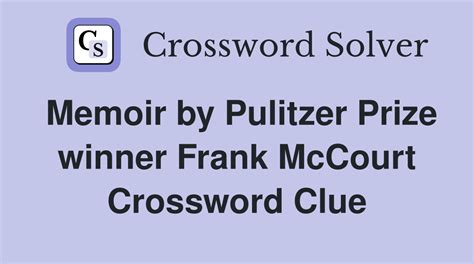 pulitzer prize category crossword